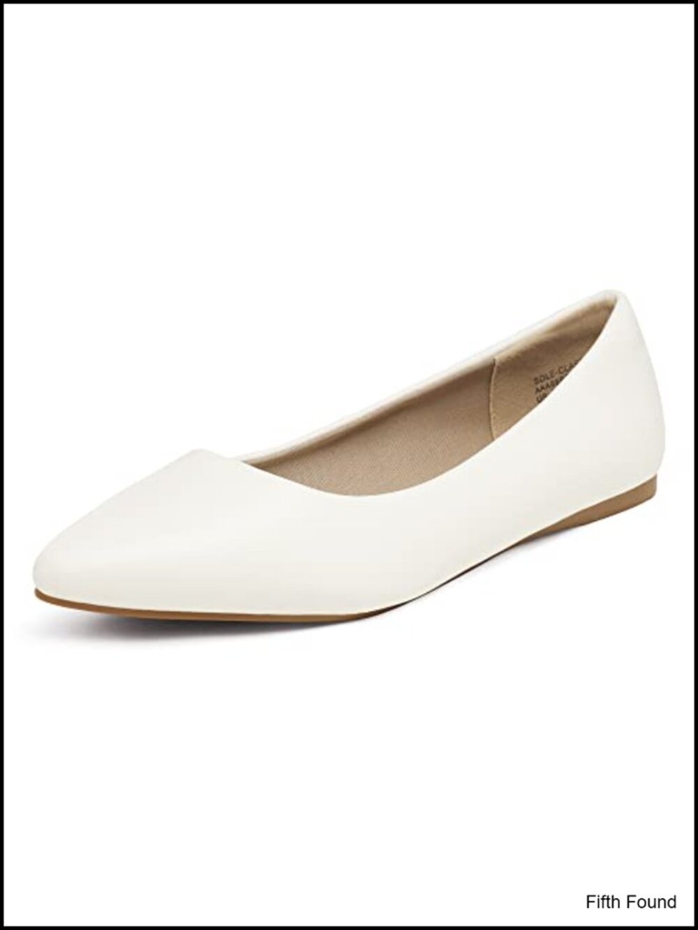 Pointed Toe Ballet Flats Faux Leather Slip-On Dress Shoes